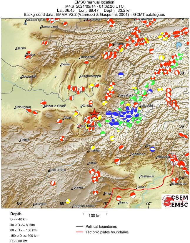 Regional moment Tensor