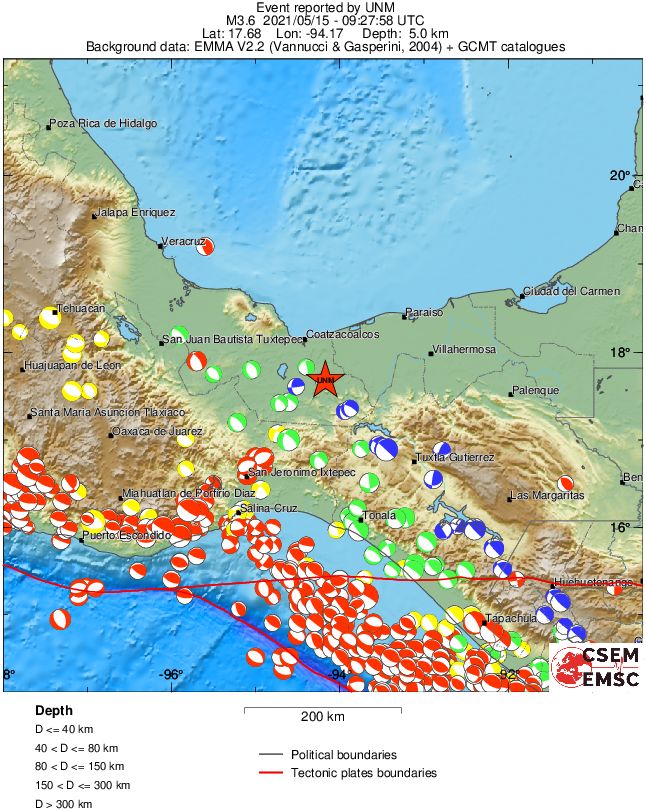 Regional moment Tensor