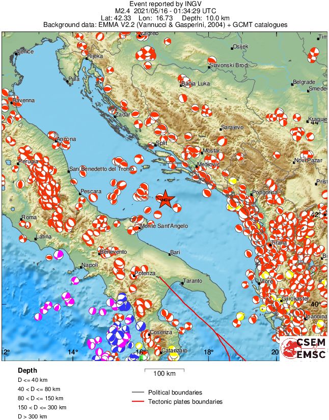 Regional moment Tensor