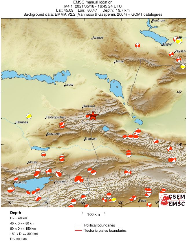 Regional moment Tensor