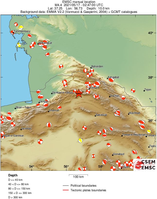 Regional moment Tensor
