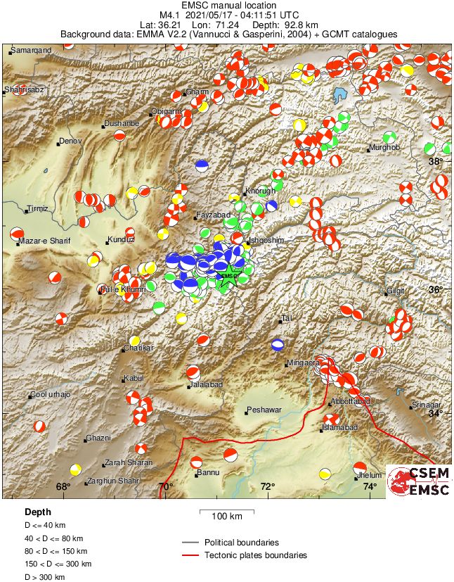 Regional moment Tensor