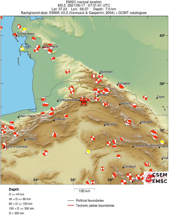 Regional moment Tensor