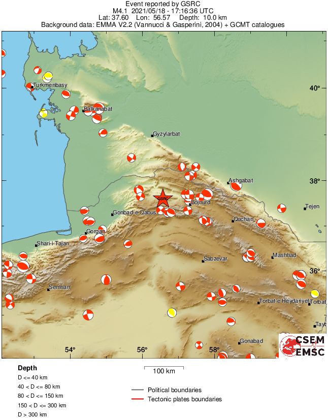 Regional moment Tensor