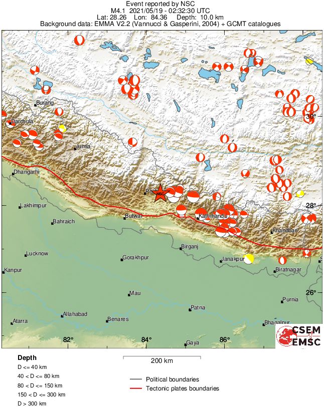 Regional moment Tensor