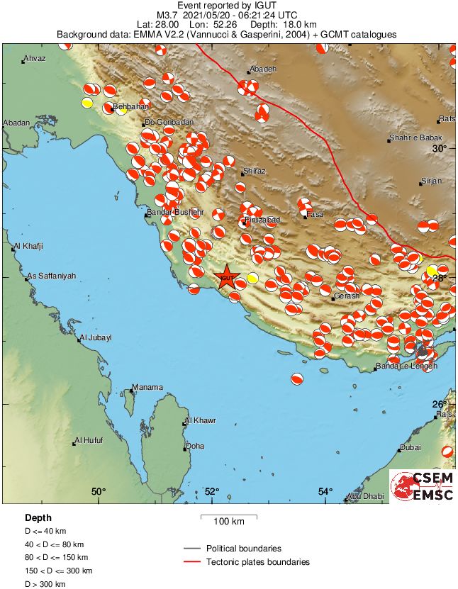 Regional moment Tensor