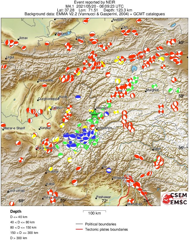 Regional moment Tensor