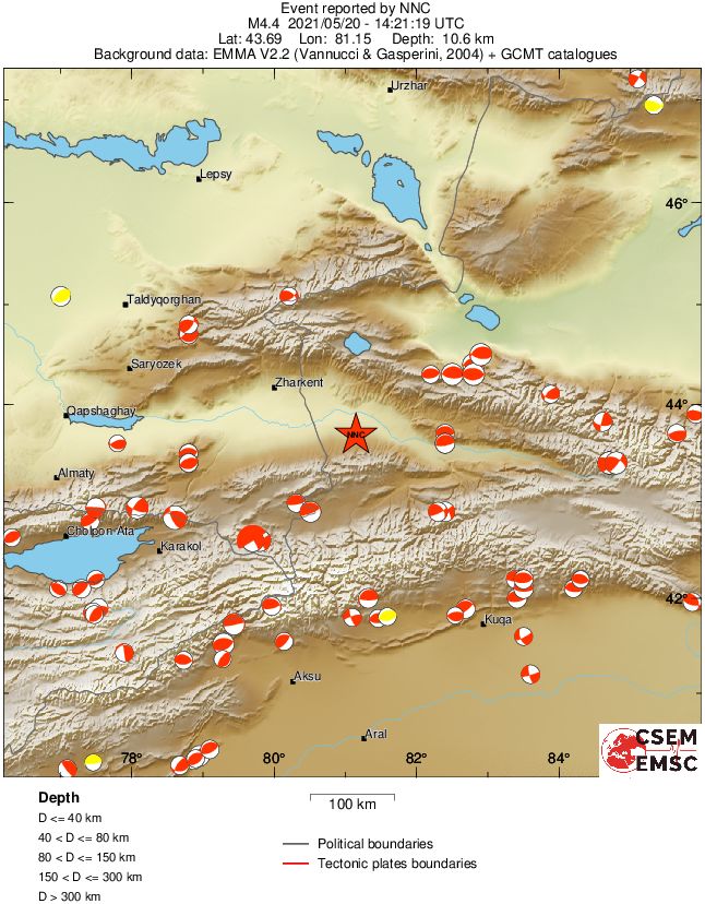 Regional moment Tensor