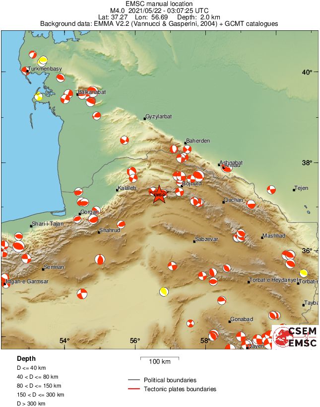 Regional moment Tensor