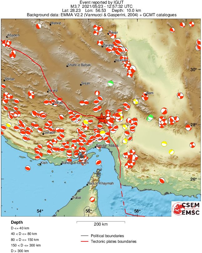 Regional moment Tensor