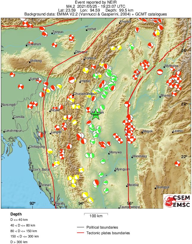 Regional moment Tensor