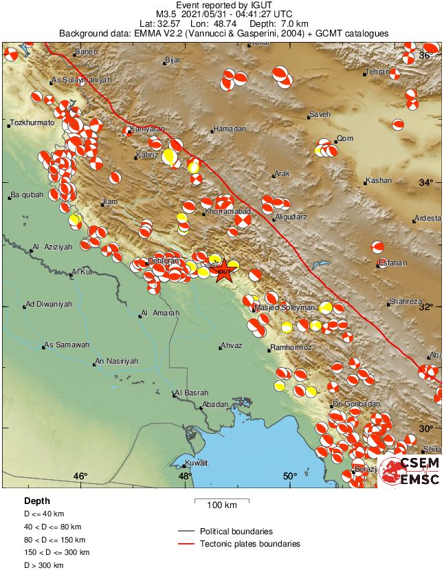 Regional moment Tensor