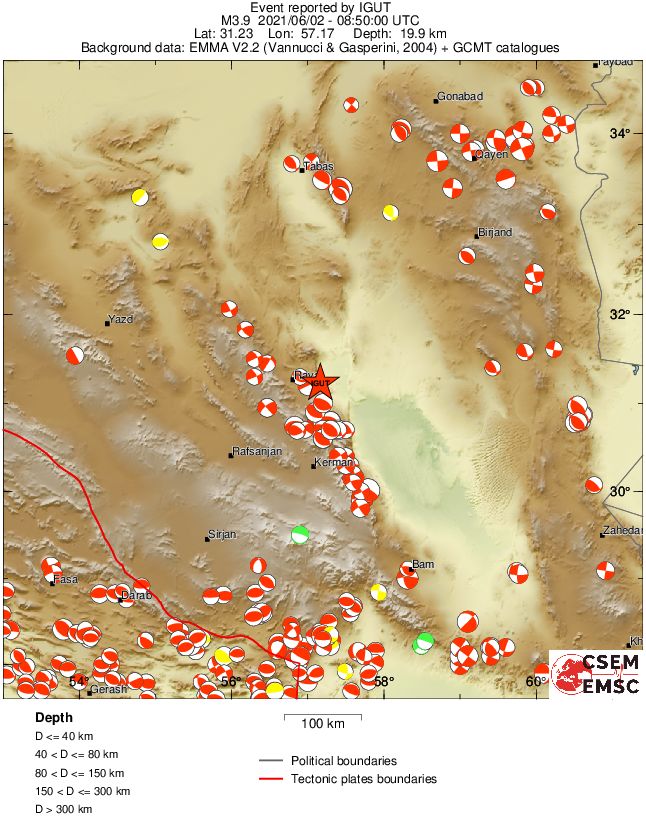 Regional moment Tensor
