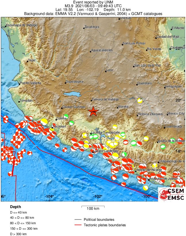 Regional moment Tensor