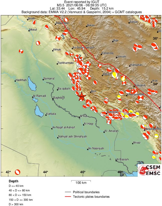 Regional moment Tensor