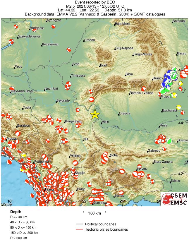 Regional moment Tensor
