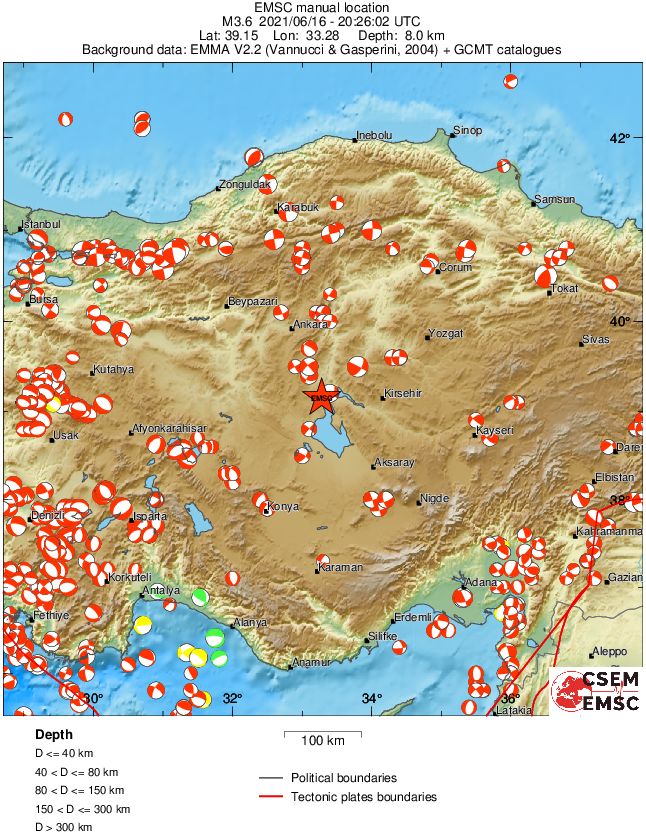 Regional moment Tensor