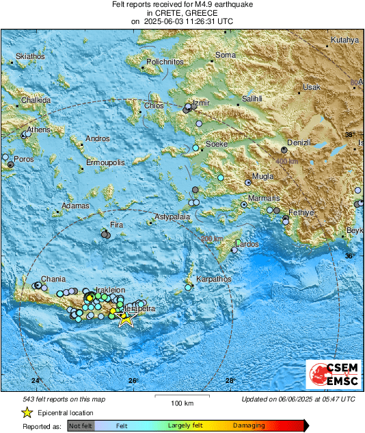 intensity map