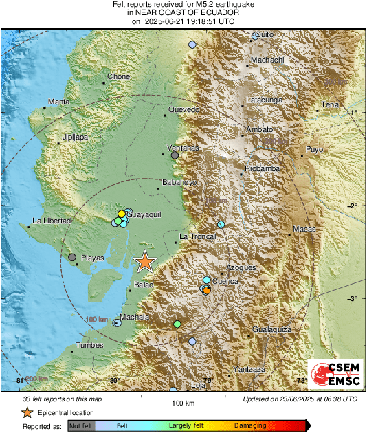 intensity map