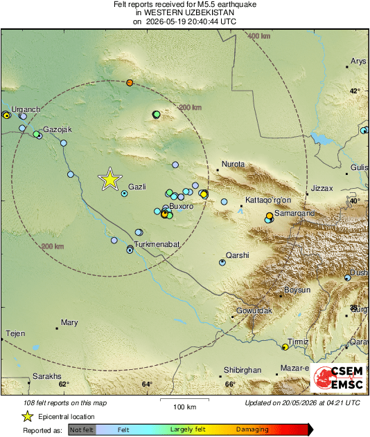 intensity map