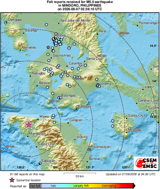 intensity map